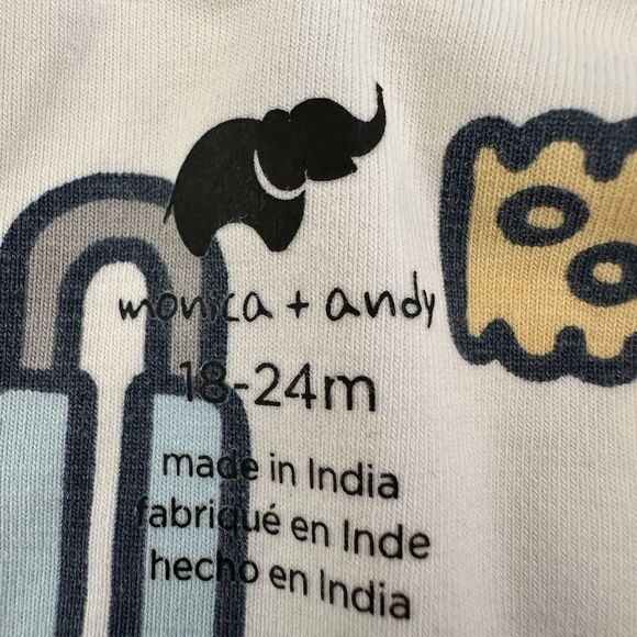 Monica + Andy Size 18-24 Month Short Sleeve Lets Dance Dress Grilling Season - Picture 3 of 5